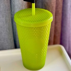 NWT Starbucks Glow-in-the-Dark Lemongrass Bling Cup